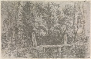 Landscape with Bridge by Joseph Stannard