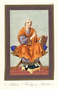 Aldhelm, Bishop of Sherborn c639-709 by Joseph Strutt
