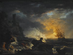 Shipwreck by Joseph Vernet