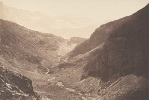 Gorge of Estaubé taken from the Gloriettes of Héas, St-Sauveur