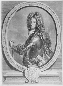 Maximilian II Emanuel, Elector of Bavaria, engraved by Cornelis Vermeulen (engraving)