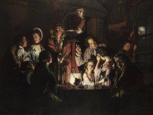The Experiment with the Bird in the Air Pump by Joseph Wright of Derby