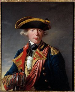 Portrait of James Cook (1728 - 1779), British navigator around 1766 - 1768 by Joseph Wright of Derby
