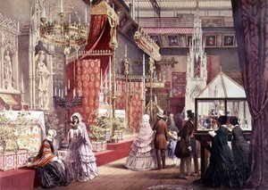 Great Exhibition: Medieval Court, Designed by Pugin, 1851