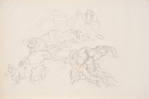 Scene from the Flood by Joseph von Fuhrich