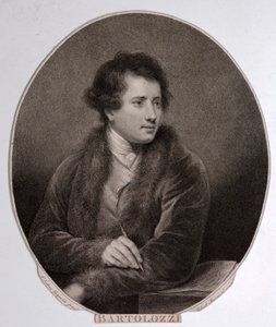 Francesco Bartolozzi, Italian engraver by Joshua (after) Reynolds