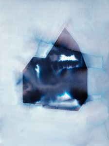 Abstract Indigo Shape