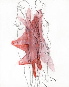 Fluid Forms in Red by Joshua Hoskins