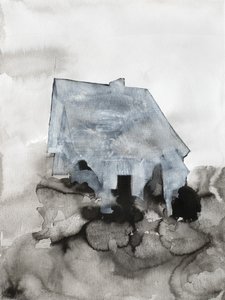 Lone Grey House by Joshua Hoskins