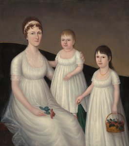 Grace Allison McCurdy Mrs. Hugh McCurdy and Her Daughters, Mary Jane and Letitia Grace, c. 1806
