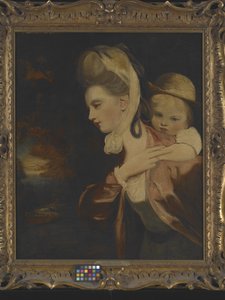 Pick-A-Back (Mrs. Payne Gallaway and Child) (Copy of) by Joshua Reynolds