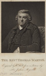 Portrait of Thomas Warton by Joshua Reynolds