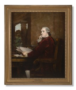 Portrait of William Henry Cavendish Bentinck, 3rd Duke of Portland at His Desk by Joshua Reynolds