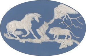 Horse Frightened by a Lion Episode A, modeled 1780