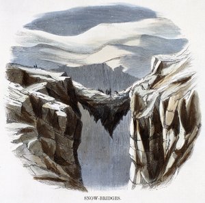 Snow-Bridges, from Phenomena of Nature by Josiah Wood Whymper