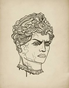 Fierce Ancient Bust by Josie George