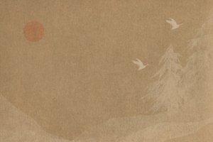 Flying Birds Winter Sun by Josie George