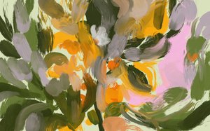 Vibrant Abstract Flowers