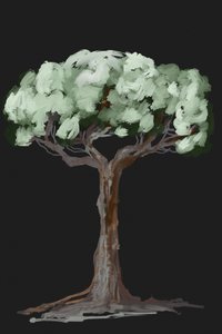 Vibrant Green Tree