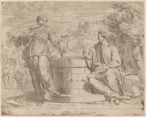Christ and the Samaritan Woman by Josse de Pape