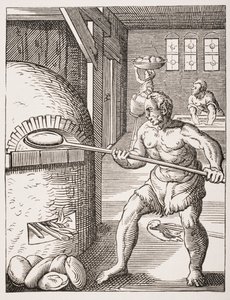The Baker (19th Century Reproduction of 16th Century) by Jost (after) Amman