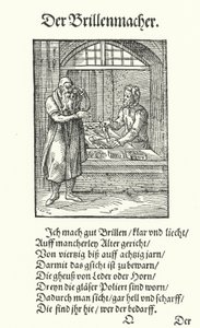 The Spectacles Maker by Jost (after) Amman