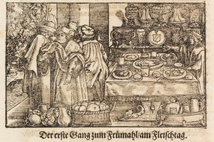 A New Cookbook by Marx Rumpolt. The First Illustrated German Cookbook, 1604
