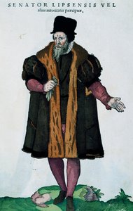 Leipzig senator, engraving from Habitus praecipuorum popularum