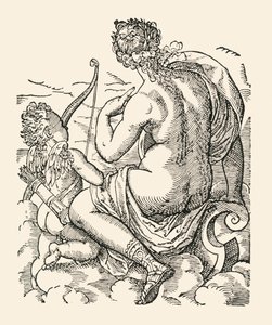 Venus and Cupid by Jost Ammon