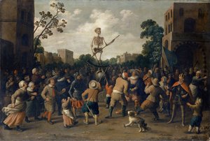 The Fight Against Death, 1625 by Jost Cornelisz Droochsloot
