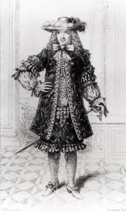 Moliere (1622-73) Engraved by B. Damman by Jouaust Jouaust