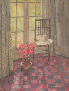 Interior with geranium
