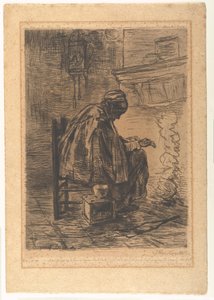 The Hearth by Jozef Israëls