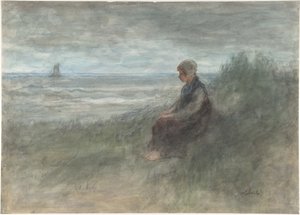 Girl in the Dunes by Jozef Israëls