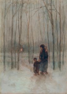 Eventide in the Woods by Jozef Israëls