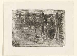 Children by the Pigsty by Jozef Israëls