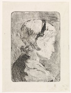 Portrait of Aleida Schaap by Jozef Israëls
