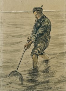 Shells Fisherman, 1863-90 by Jozef Israëls