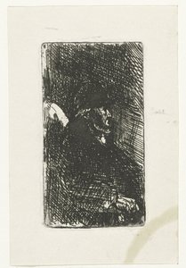 Seated Old Man by Jozef Israëls