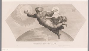 God Creates the Sun and the Moon by Jozef Karel De Meulemeester