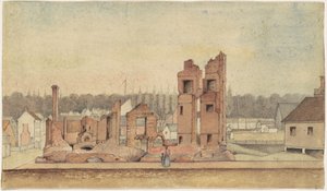Ruins of a Tavern, Petersburg, Virginia by Jr. William Skinner Simpson