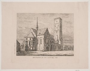 Ribe Cathedral from the Northeast Side