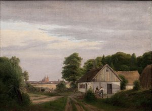 View Towards Roskilde from a Smallholding by Jørgen Roed