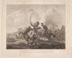 Colonel Engelsted in the Battle of Rahlstedt, 1813