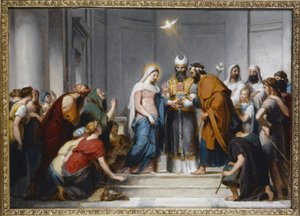 The Marriage of the Virgin. Study for the Composition of the Church of Notre-Dame-de-Lorette, circa 1833 by Jérôme Martin Langlois