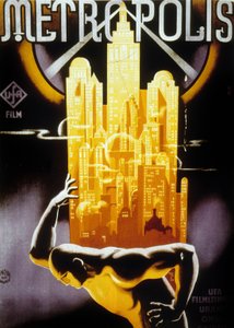 Poster for the Hungarian Release of Metropolis, Directed by Fritz Lang