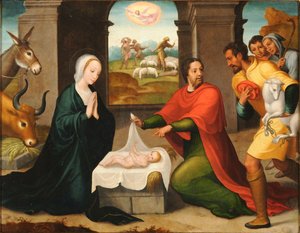 Adoration of the Shepherds by Juan Correa de Vivar