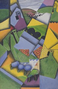 Landscape and Houses at Ceret by Juan Gris