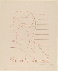 Marcelle the Blonde by Juan Gris