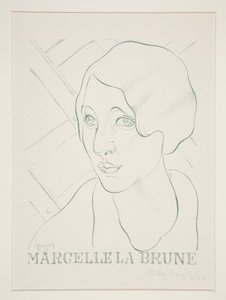 Marcelle the Brunette by Juan Gris
